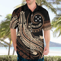 Personalized Solomon Islands Crocodile Hawaiian Shirt Hapi Isles - Independence Anniversary
