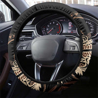 Solomon Islands Crocodile Steering Wheel Cover Hapi Isles - Independence Anniversary