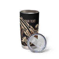 Personalized Solomon Islands Crocodile Tumbler Cup Hapi Isles - Independence Anniversary