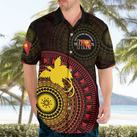 Papua New Guinea Independence Personalized Hawaiian Shirt Tapa Circle LT7 - Polynesian Pride