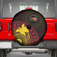 Papua New Guinea Independence Spare Tire Cover Tapa Circle