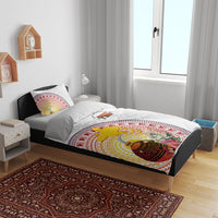 Hapi De Bilong Indipendens Papua New Guinea Bedding Set PNG Lime Pot