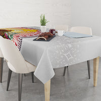 Hapi De Bilong Indipendens Papua New Guinea Tablecloth PNG Lime Pot