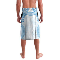 Bula Fiji Day 55th Anniversary Masi Tapa Lavalava Emerald Jubilee - Turquoise - Polynesian Pride