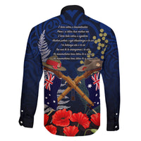 Anzac Day Aussie Mix Maori In Memories Family Matching Long Sleeve Bodycon Dress and Hawaiian Shirt LT7 - Polynesian Pride