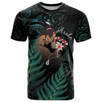 Maori Hongi Valentine T Shirt Aroha Ahau Ki A Koe