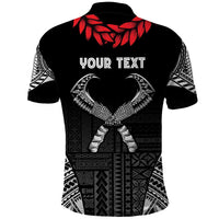 Personalized Talofa Samoa Polo Shirt Ulafala With Toa Nifo'oti - Black