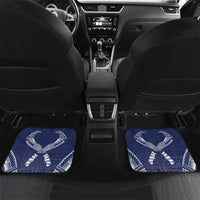 Personalized Talofa Samoa Car Mats Ulafala With Toa Nifo'oti - Blue