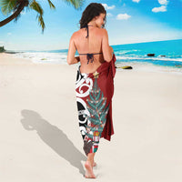 New Zealand Silver Fern Christmas Tree Sarong Meri Kirihimete - Polynesian Pride