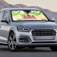 Samoa AIGA Floral Theme Auto Sun Shade Always In God's Arms