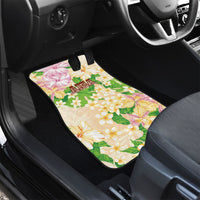 Samoa AIGA Floral Theme Car Mats Always In God's Arms