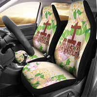 Samoa AIGA Floral Theme Car Seat Cover Always In God's Arms