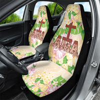 Samoa AIGA Floral Theme Car Seat Cover Always In God's Arms
