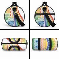 Pasifika Samoa Siapo Malu Tattoo Inspired Duffle Bag Fa'afafine Rainbow Theme