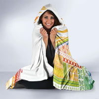 Pasifika Samoa Siapo Malu Tattoo Inspired Hooded Blanket Fa'afafine Rainbow Theme
