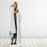 Pasifika Samoa Siapo Malu Tattoo Inspired Hooded Blanket Fa'afafine Rainbow Theme