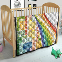 Pasifika Samoa Siapo Malu Tattoo Inspired Quilt Fa'afafine Rainbow Theme