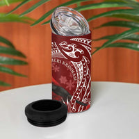 Personalized Samoa Meri Krisimasi 4 in 1 Can Cooler Tumbler Segasegamau'u Mix Siapo