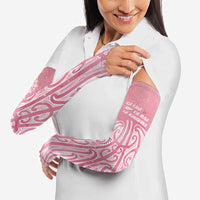 Breast Cancer Awareness Maori Arm Sleeves Kia Kaha Kia Maia Kia Manawanui - Polynesian Pride