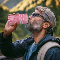 Breast Cancer Awareness Maori 4 in 1 Can Cooler Tumbler Kia Kaha Kia Maia Kia Manawanui - Polynesian Pride