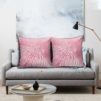 Breast Cancer Awareness Maori Pillow Cover Kia Kaha Kia Maia Kia Manawanui - Polynesian Pride