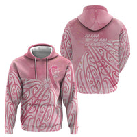 Breast Cancer Awareness Maori Zip Hoodie Kia Kaha Kia Maia Kia Manawanui - Polynesian Pride
