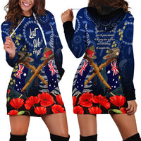 Anzac Hoodie Dress Australia Aboriginal Mix New Zealand Slouch Hats LT7 - Polynesian Pride