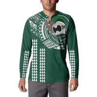 Hawaii Rainbow Warriors Personalized Button Sweatshirt Kakau Ikakai Laau Pama