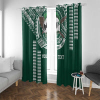 Hawaii Rainbow Warriors Personalized Window Curtain Kakau Ikakai Laau Pama