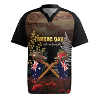 Australia - New Zealand ANZAC Rugby Jersey Gallipoli ANZAC Cove Landing