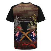 Australia - New Zealand ANZAC Rugby Jersey Gallipoli ANZAC Cove Landing