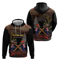 Australia - New Zealand ANZAC Zip Hoodie Gallipoli ANZAC Cove Landing LT7 - Polynesian Pride
