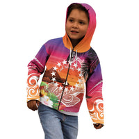 Kia Orana Cook Islands Kid Hoodie Sunset Dream
