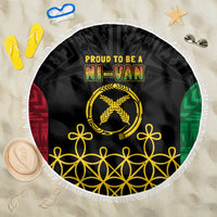 Vanuatu Indipendens Dei Beach Blanket Tribal Sand Drawing