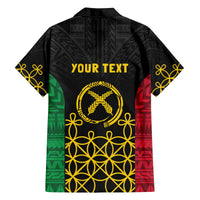 Vanuatu Indipendens Dei Family Matching Long Sleeve Bodycon Dress and Hawaiian Shirt Tribal Sand Drawing LT7 - Polynesian Pride