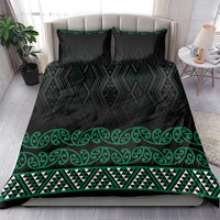 Maori Taniko Patterns Bedding Set Pounamu Niho Taniwha Mix Paatiki Motifs