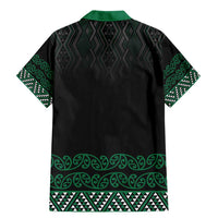 Maori Taniko Patterns Family Matching Mermaid Dress and Hawaiian Shirt Pounamu Niho Taniwha Mix Paatiki Motifs LT7 - Polynesian Pride