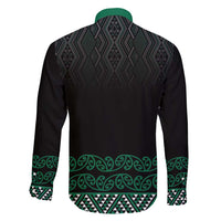 Maori Taniko Patterns Family Matching Mermaid Dress and Hawaiian Shirt Pounamu Niho Taniwha Mix Paatiki Motifs LT7 - Polynesian Pride