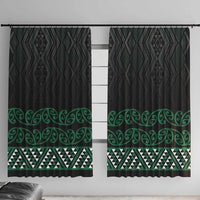 Maori Taniko Patterns Window Curtain Pounamu Niho Taniwha Mix Paatiki Motifs