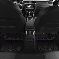 Maori Taniko Patterns Car Mats Purple Niho Taniwha Mix Paatiki Motifs