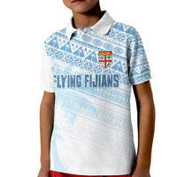 Fiji Rugby Custom Kaiviti Masi Kid Polo Shirt Turquoise - Polynesian Pride