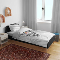 Fiji Rugby Custom Kaiviti Masi Bedding Set Black - Polynesian Pride