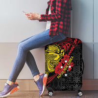 Papua New Guinea 49th Independence Day Luggage Cover Motuan Revareva Bird-of-Paradise