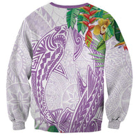 Polynesia Sweatshirt Sharks Duo Tropical Lavender