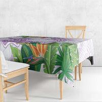 Polynesia Tablecloth Sharks Duo Tropical Lavender