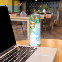 Polynesia Skinny Tumbler Sharks Duo Tropical Turquoise