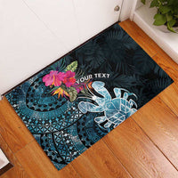 Niue Personalised Rubber Doormat Hiapo Mix Coconut Crab