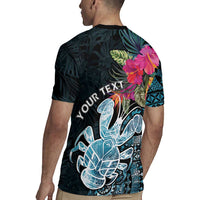 Niue Personalised Rugby Jersey Hiapo Mix Coconut Crab