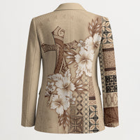 Samoa AIGA Mamanu Siapo Malu Motifs Blazer