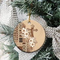Samoa AIGA Mamanu Siapo Malu Motifs Ceramic Ornament
